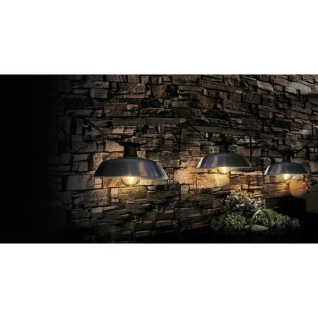 Ghirlanda solare - Rio Vintage - 7,50 m - Grigio