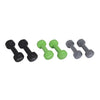Set di manubri - SCHILDKROT - 2 x 0,5 kg antracite - 2 x 1,0 kg verde lime - 2 x 1,5 kg nero - ghisa + vinile - Valigia con maniglia
