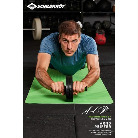 Rullo addominale - SCHILDKRT - AB-Rouleau - Nero - Fitness - Misto