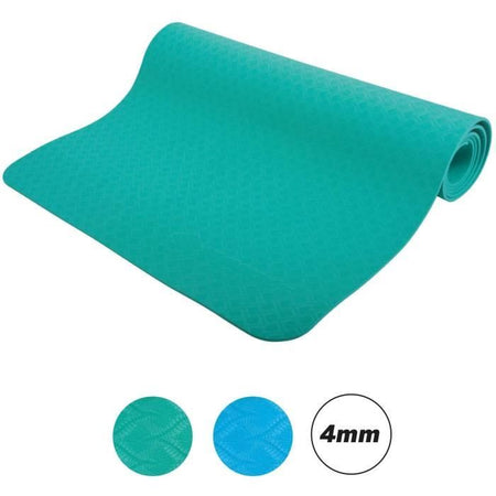 Tappetino yoga Schildkrt Fitness con borsa 180 x 61 cm in gomma verde