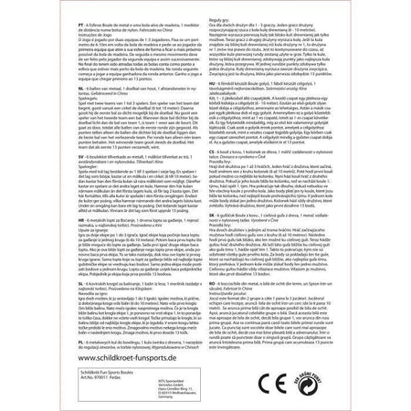 Schildkrot Funsport Set di palline da bocce argento e nero - 4000885700084