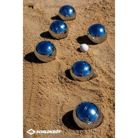 Schildkrot Funsport Set di palline da bocce argento e nero - 4000885700084