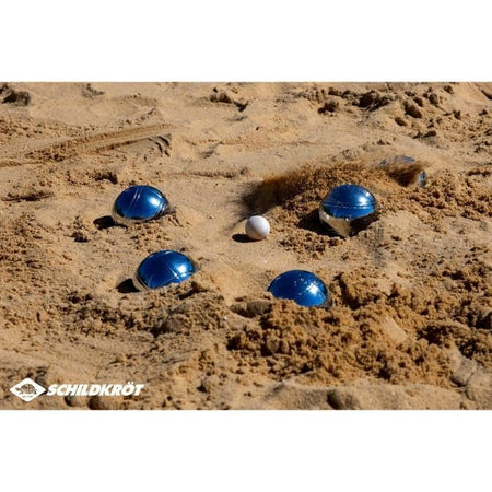Schildkrot Funsport Set di palline da bocce argento e nero - 4000885700084