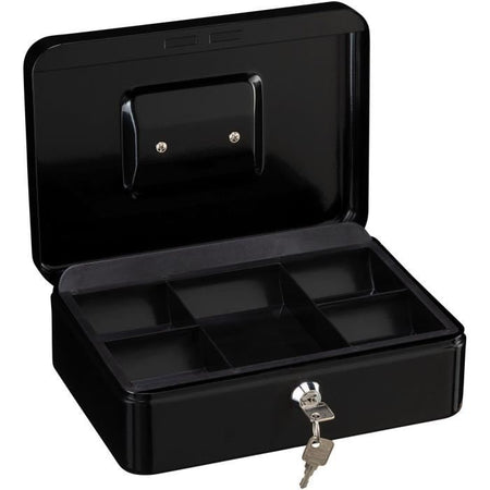 Portamonete - BURG WACHTER - Money 5025 Nero - Apertura con chiave, acciaio nero