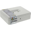 Portamonete - BURG WACHTER - Money 5030 Grigio Chiaro - Apertura con chiave, acciaio grigio chiaro