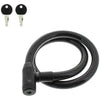 Lucchetto per bicicletta - BURG WACHTER - 570 120 - Chiave, acciaio 25 mm, guaina in PVC