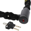 Lucchetto a catena per bicicletta - BURG WACHTER - 580 90 NERO - acciaio 6 mm - Tessuto ad alta resistenza - 2 chiavi