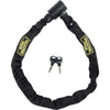 Lucchetto a catena per bicicletta - BURG WACHTER - 580 90 NERO - acciaio 6 mm - Tessuto ad alta resistenza - 2 chiavi
