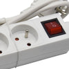 Unità domestica - GAO - 3 prese 2P+T - Con interruttore, conforme NF