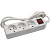 Unità domestica - GAO - 3 prese 2P+T - Con interruttore, conforme NF