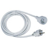 Prolunga - GAO - 16A - Cavo da 5 m - Bianco - Flessibile - Resistente