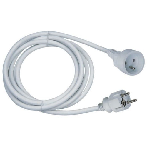Prolunga - GAO - 16A - Cavo da 10 m - Bianco - Robusto - Flessibile