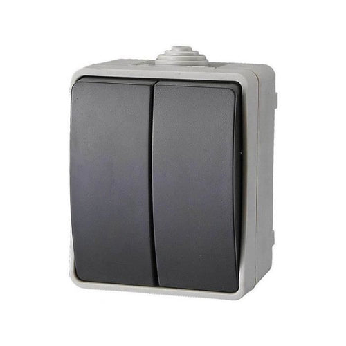 Interruttore doppio bidirezionale - GAO - Aquatop - IP54, impermeabile, resistente all'acqua/polvere