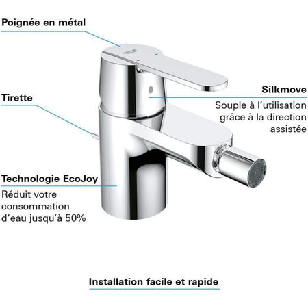 GROHE - Miscelatore monocomando per bidet - Taglia S