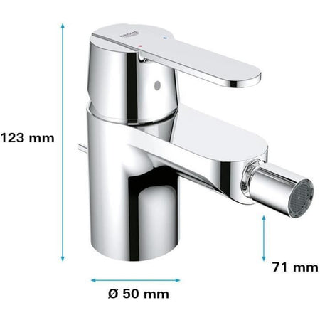 GROHE - Miscelatore monocomando per bidet - Taglia S
