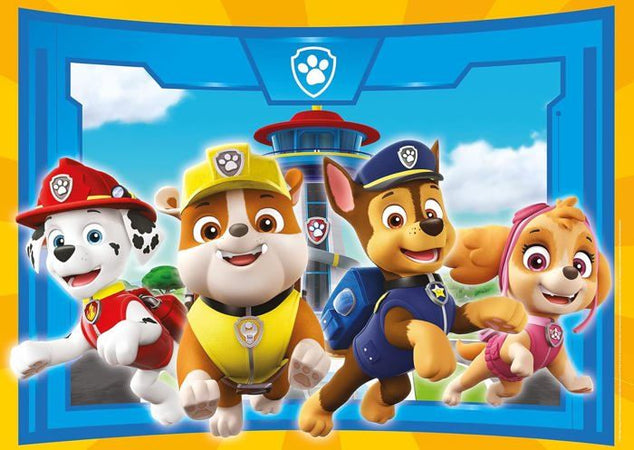 Puzzle gigante per bambini 24 pezzi, La squadra dei cuccioli in azione, Paw Patrol, dai 3 anni, Avventura, 03090, Ravensburger