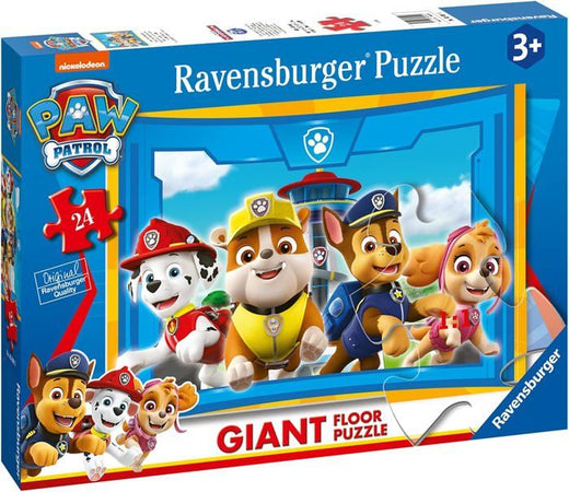 Puzzle gigante per bambini 24 pezzi, La squadra dei cuccioli in azione, Paw Patrol, dai 3 anni, Avventura, 03090, Ravensburger