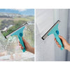 Leifheit Pro Reach 51425 M Tergivetro 2 in 1, tergivetro per doccia da 28 cm con snodo mobile e bordo antigoccia, sistema Click