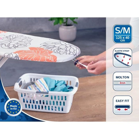 LEIFHEIT Fodera per asse da stiro Cotton Comfort S/M 71601 Leifheit per asse da stiro 120 x 40 cm imbottitura massima 4 mm