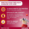 Pipette antiparassitarie ADVANTIX 4 - Per cani di piccola taglia da 1,5 a 4 kg