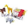 Animali Magnetici - KLEIN - 0071 - Puzzle 4 Grandi Animali Divertenti, Borsa - 16 Pezzi - Dai 12 Mesi