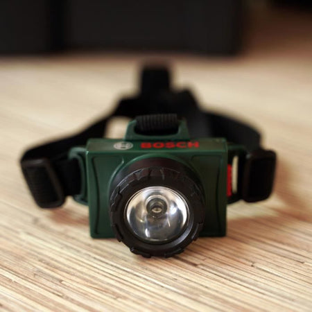 Lampada frontale - Theo Klein - Bosch - Batteria - 2 modalità - Portata 8 m