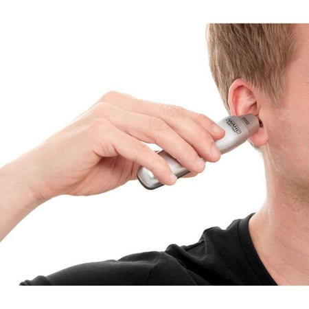 Kit barba da viaggio - WAHL - TRAVEL KIT - Rifinitore a batteria - Rifinitore per peli naso/orecchie - 6 impostazioni - Grigio