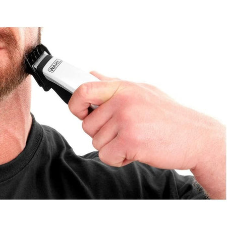 Kit barba da viaggio - WAHL - TRAVEL KIT - Rifinitore a batteria - Rifinitore per peli naso/orecchie - 6 impostazioni - Grigio