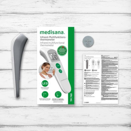 Termometro - MEDISANA - TM 760 - Senza contatto - Misurazione precisa Mirino LED - Segnale acustico - Memorie - Dispositivo medico certificato