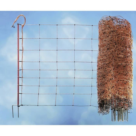 Rete per pecore KERBL - Ovinet elettrificabile - 14 pali - Altezza 90 cm - Lunghezza 50 m