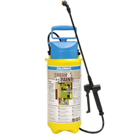 Spruzzatore manuale GLORIA Gloria - Modello Spray & Vernice 5 L - 3 bar - Ugello a valvola e getto piatto - Guarnizioni in Viton