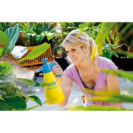 Spruzzatore manuale GLORIA Gloria - Modello Hobby 100 - Ugello regolabile, serbatoio in polietilene - 1L per una pressione di 3 bar