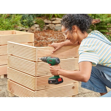 Trapano avvitatore UniversalImpact 18V (1x1,5Ah/1x2,5Ah) + set 46AC + AL18V-20 in Systembox S