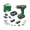 Kit trapano/avvitatore a batteria Bosch EasyDrill 18V-40 per casa e giardino