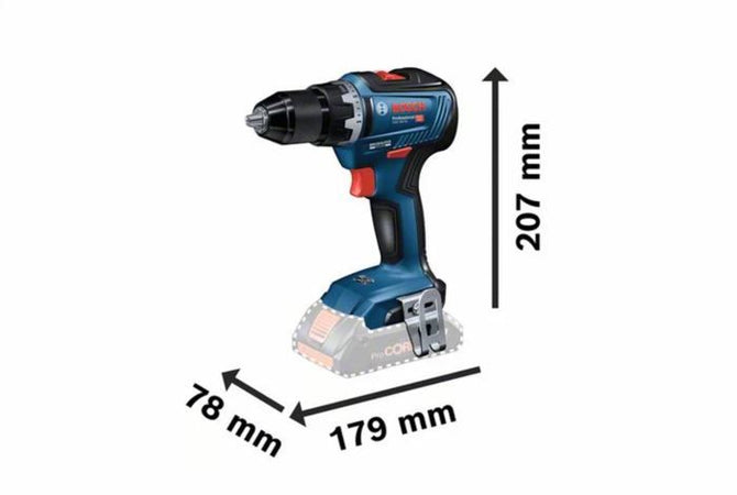 Trapano avvitatore BOSCH PROFESSIONAL GSR 18V-55 SOLO LBOXX