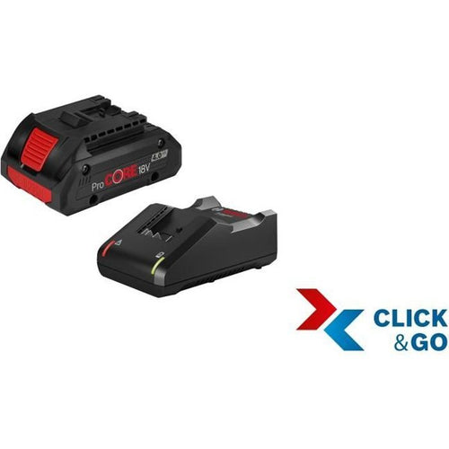 Set batteria Bosch Professional ProCORE 18V 4.0Ah + caricabatterie GAL 18V-40 - 1600A01U7U