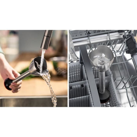 Frullatore ad immersione - BOSCH - MSM4W220 ErgoMaster - Motore 600W - 4 lame QuattroBlade - Leva velocità grilletto + turbo