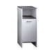trendteam smart living Armadietto a specchio con molto spazio per riporre gli oggetti, Bianco/Argento fumo, 32 x 82 x 99 cm