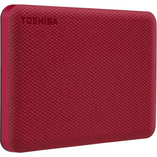 Disco rigido esterno - Toshiba - Canvio Advance - 1 a - rosso
