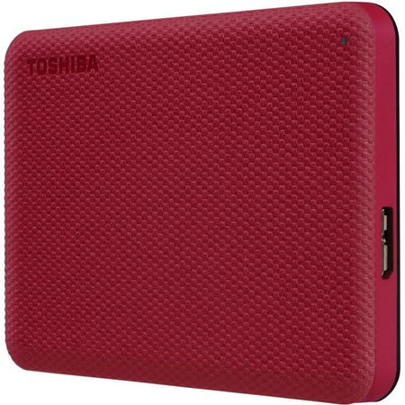 Disco rigido esterno - Toshiba - Canvio Advance - 1 a - rosso