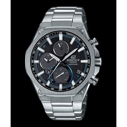 Orologio - CASIO - EQB-1100D-1AER - 51,1 mm - Acciaio inossidabile - Bluetooth Smart - Solare