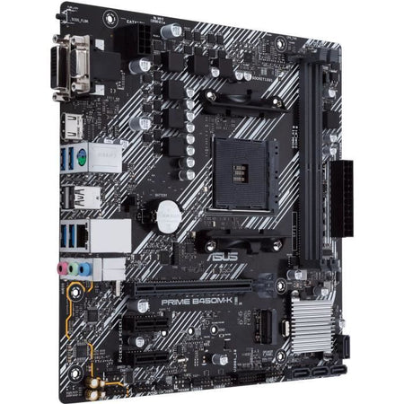 Placa base - ASUS - Prime B450M-K II - AMD B450 - Micro ATX - DDR4 hasta 64 GB