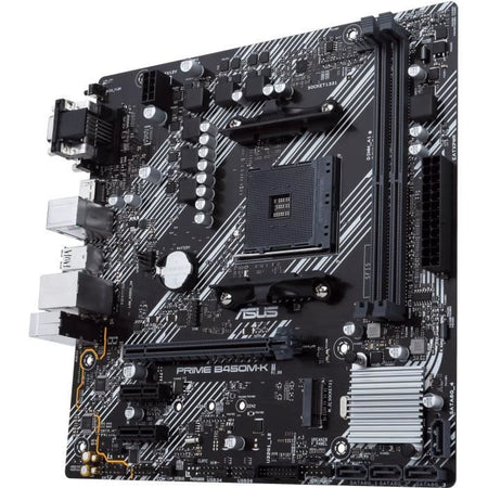 Placa base - ASUS - Prime B450M-K II - AMD B450 - Micro ATX - DDR4 hasta 64 GB