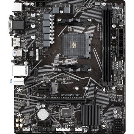 Scheda madre - GIGABYTE - A520M S2H - Micro ATX - Socket AM4 - DDR4 fino a 64 GB