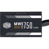 COOLER MASTER MWE Bronze 750W V2 - Alimentazione 750W - 230V (Certificato 80 Plus Bronze 5 anni di garanzia) Cavi piatti neri