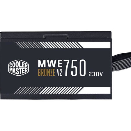 COOLER MASTER MWE Bronze 750W V2 - Alimentazione 750W - 230V (Certificato 80 Plus Bronze 5 anni di garanzia) Cavi piatti neri