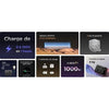 Generatore elettrico portatile River 2 Max, 512 WH, 2 CA Output - 500 W in totale (sovratensione 1000 W)