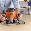 BLACK + DECKER KW1200E-QS Router 1200W - 7 accessori