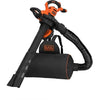 BLACK + DECKER - Aspiratore, Soffiatore, Tritafoglie a filo 3000W - BEBLV300-QS - Completo di tubo flessibile e zaino da 72L
