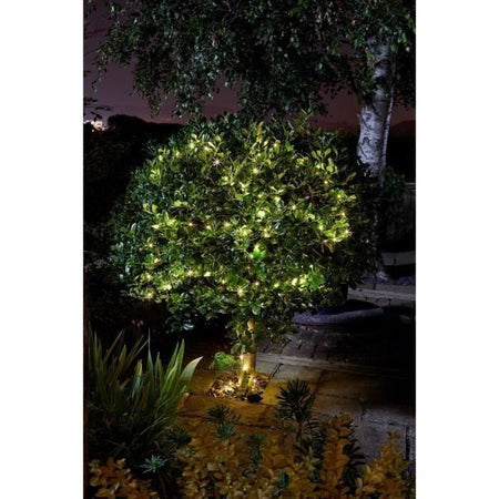 LUCIOLE ghirlanda solare da esterno bianco caldo 100led SMART GARDEN